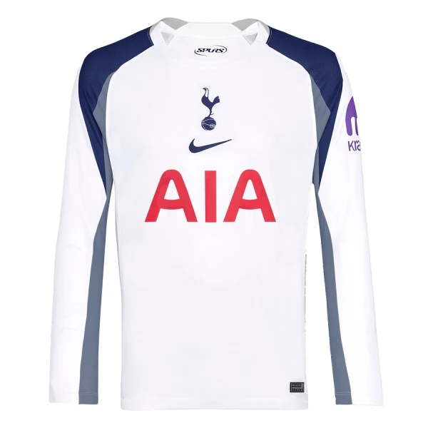 Tottenham Hotspur Virallinen Kotipelipaita Miehet 2025/26 Pitkähihainen Tottenham Hotspur Virallinen Kotipelipaita Miehet 2025/26 Pitkähihainen
