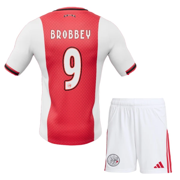 AFC Ajax Brobbey 9 Virallinen Kotipelipaita Lapset 2025/26 AFC Ajax Brobbey 9 Virallinen Kotipelipaita Lapset 2025/26