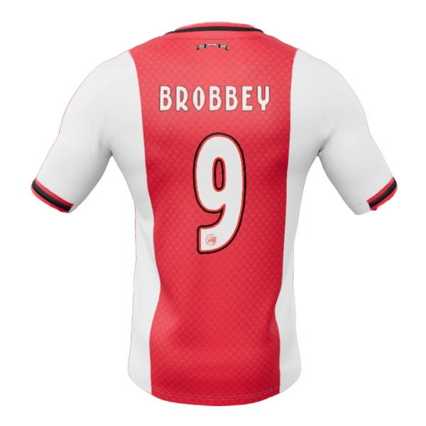 AFC Ajax Brobbey 9 Virallinen Kotipelipaita Lapset 2025/26