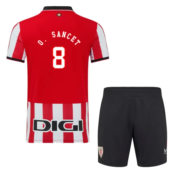 Athletic Bilbao O. Sancet 8 Virallinen Kotipelipaita Lapset 2025/26 Athletic Bilbao O. Sancet 8 Virallinen Kotipelipaita Lapset 2025/26