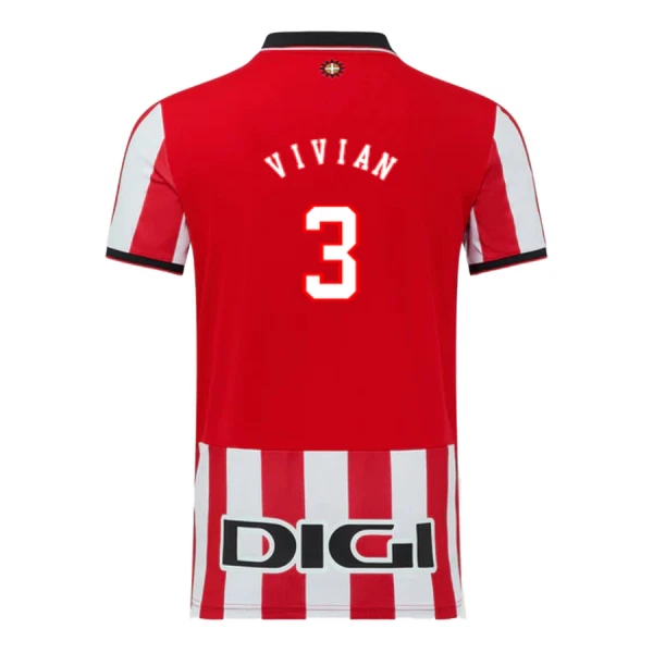 Athletic Bilbao Vivian 3 Virallinen Kotipelipaita Miehet 2025/26 Athletic Bilbao Vivian 3 Virallinen Kotipelipaita Miehet 2025/26