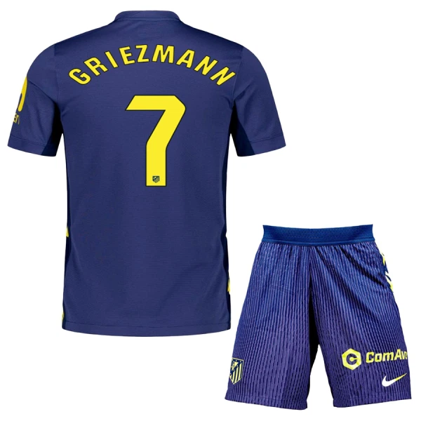 Atlético Madrid Antoine Griezmann 7 Virallinen Vieraspelipaita Lapset 2025/26 Atlético Madrid Antoine Griezmann 7 Virallinen Vieraspelipaita Lapset 2025/26