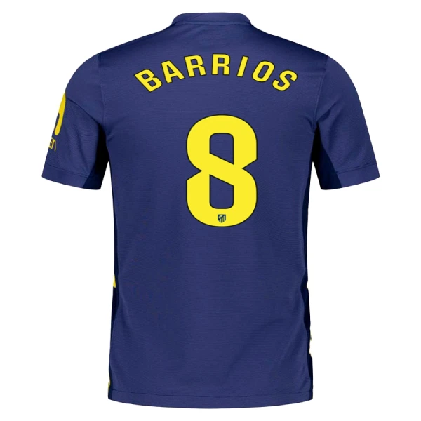 Atlético Madrid Barrios 8 Virallinen Vieraspelipaita Miehet 2025/26 Atlético Madrid Barrios 8 Virallinen Vieraspelipaita Miehet 2025/26