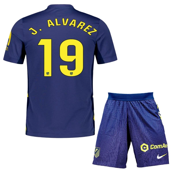 Atlético Madrid Julián Álvarez 19 Virallinen Vieraspelipaita Lapset 2025/26 Atlético Madrid Julián Álvarez 19 Virallinen Vieraspelipaita Lapset 2025/26
