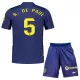 Atlético Madrid Rodrigo de Paul 5 Virallinen Vieraspelipaita Lapset 2025/26 Atlético Madrid Rodrigo de Paul 5 Virallinen Vieraspelipaita Lapset 2025/26