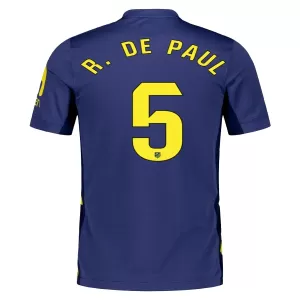 Atlético Madrid Rodrigo de Paul 5 Virallinen Vieraspelipaita Miehet 2025/26 Atlético Madrid Rodrigo de Paul 5 Virallinen Vieraspelipaita Miehet 2025/26