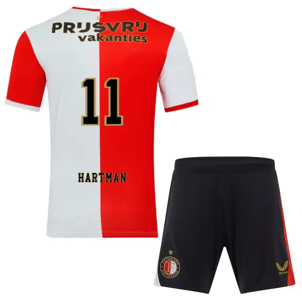 Feyenoord Rotterdam Hartman 11 Virallinen Kotipelipaita Lapset 2025/26 Feyenoord Rotterdam Hartman 11 Virallinen Kotipelipaita Lapset 2025/26