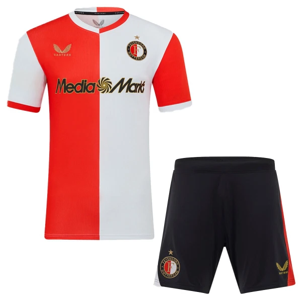 Feyenoord Rotterdam Virallinen Kotipelipaita Lapset 2025/26 Feyenoord Rotterdam Virallinen Kotipelipaita Lapset 2025/26