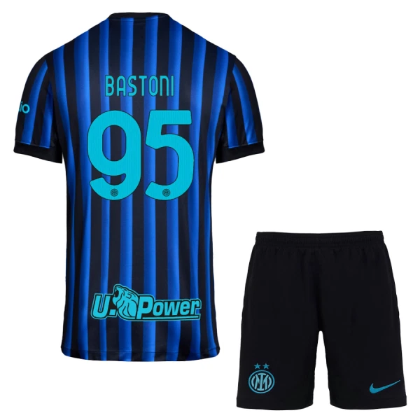 Inter Milan Bastoni 95 Virallinen Kotipelipaita Lapset 2025/26 Inter Milan Bastoni 95 Virallinen Kotipelipaita Lapset 2025/26
