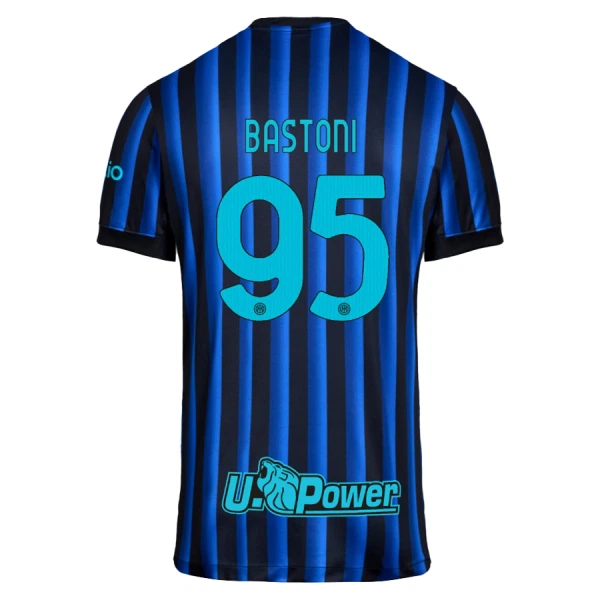 Inter Milan Bastoni 95 Virallinen Kotipelipaita Miehet 2025/26 Inter Milan Bastoni 95 Virallinen Kotipelipaita Miehet 2025/26