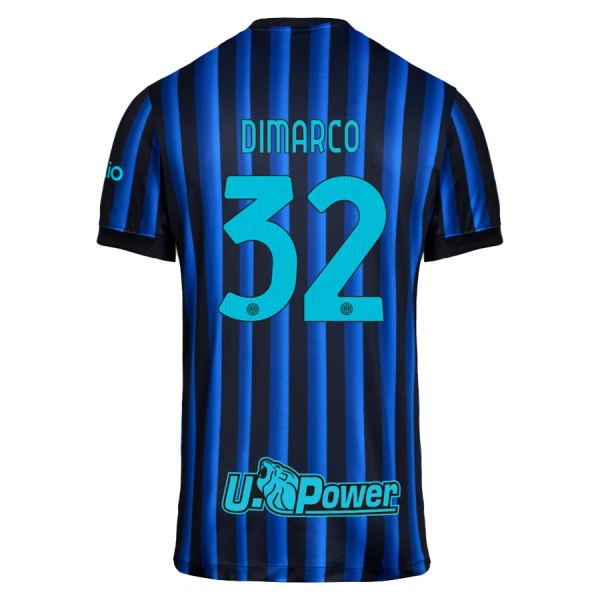 Inter Milan Dimarco 32 Virallinen Kotipelipaita Miehet 2025/26 Inter Milan Dimarco 32 Virallinen Kotipelipaita Miehet 2025/26