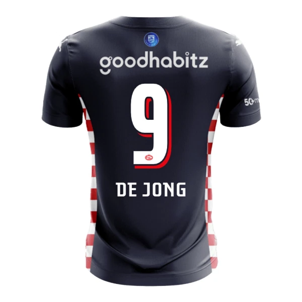 PSV Eindhoven De Jong 9 Virallinen Vieraspelipaita Miehet 2025/26 PSV Eindhoven De Jong 9 Virallinen Vieraspelipaita Miehet 2025/26