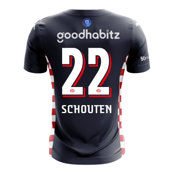 PSV Eindhoven Schouten 22 Virallinen Vieraspelipaita Miehet 2025/26 PSV Eindhoven Schouten 22 Virallinen Vieraspelipaita Miehet 2025/26