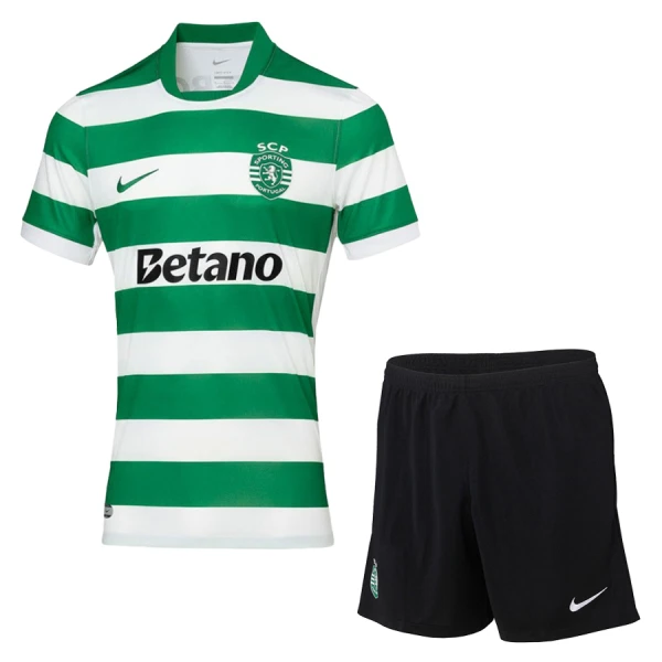Sporting CP Virallinen Kotipelipaita Lapset 2025/26 Sporting CP Virallinen Kotipelipaita Lapset 2025/26