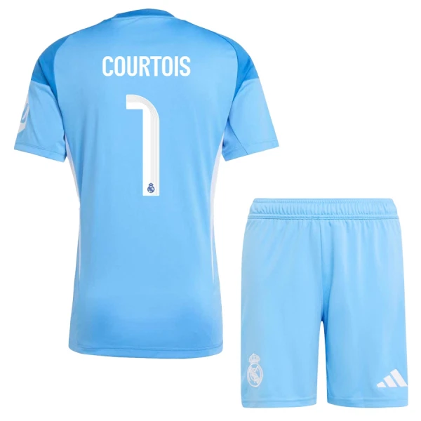 Real Madrid Thibaut Courtois 1 Maalivahdin Virallinen Paita Lapset 2025/26 Real Madrid Thibaut Courtois 1 Maalivahdin Virallinen Paita Lapset 2025/26