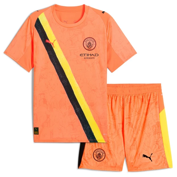 Manchester City KidSuper Maalivahdin Virallinen Paita Lapset 2025/26 Manchester City KidSuper Maalivahdin Virallinen Paita Lapset 2025/26