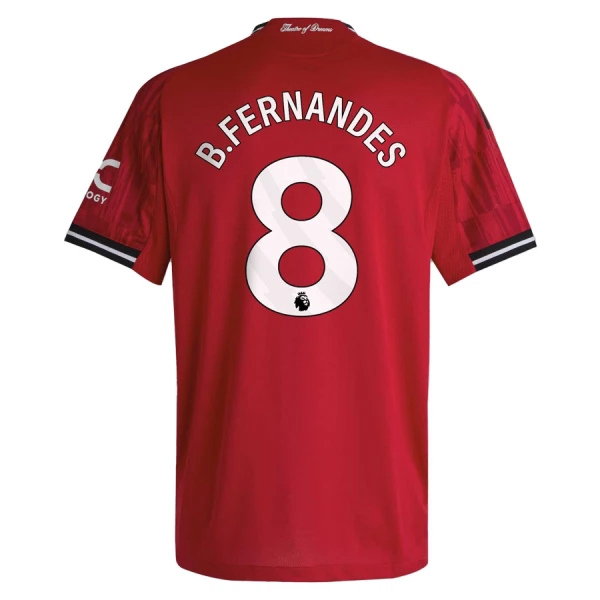 Manchester United Bruno Fernandes 8 Virallinen Kotipelipaita Lapset 2025/26