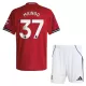 Manchester United Mainoo 37 Virallinen Kotipelipaita Lapset 2025/26 Manchester United Mainoo 37 Virallinen Kotipelipaita Lapset 2025/26