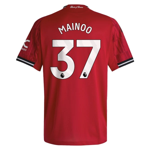 Manchester United Mainoo 37 Virallinen Kotipelipaita Lapset 2025/26