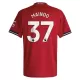Manchester United Mainoo 37 Virallinen Kotipelipaita Lapset 2025/26