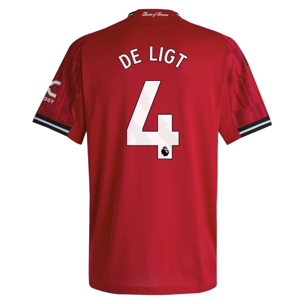 Manchester United Matthijs de Ligt 4 Virallinen Kotipelipaita Miehet 2025/26 Manchester United Matthijs de Ligt 4 Virallinen Kotipelipaita Miehet 2025/26