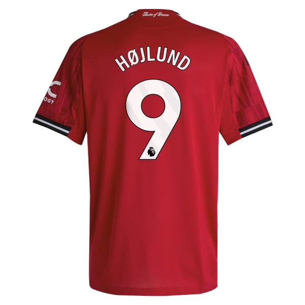 Manchester United Rasmus Højlund 9 Virallinen Kotipelipaita Miehet 2025/26 Manchester United Rasmus Højlund 9 Virallinen Kotipelipaita Miehet 2025/26