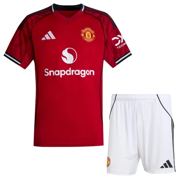 Manchester United Virallinen Kotipelipaita Lapset 2025/26 Manchester United Virallinen Kotipelipaita Lapset 2025/26
