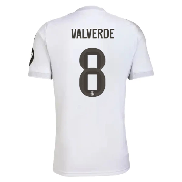 Real Madrid Federico Valverde 8 Virallinen Kotipelipaita Miehet 2025/26 Real Madrid Federico Valverde 8 Virallinen Kotipelipaita Miehet 2025/26