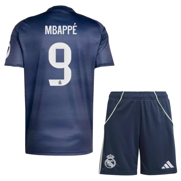 Real Madrid Kylian Mbappé 9 Virallinen Vieraspelipaita Lapset 2025/26 Real Madrid Kylian Mbappé 9 Virallinen Vieraspelipaita Lapset 2025/26