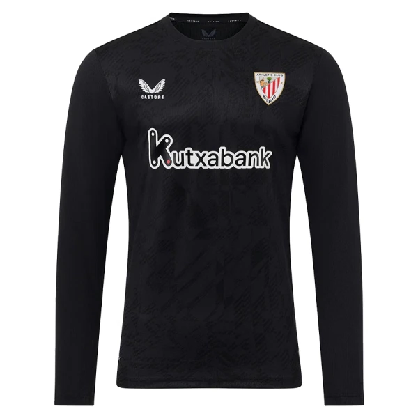 Athletic Bilbao Maalivahdin Virallinen Paita Miehet 2025/26 Pitkähihainen Musta Athletic Bilbao Maalivahdin Virallinen Paita Miehet 2025/26 Pitkähihainen Musta
