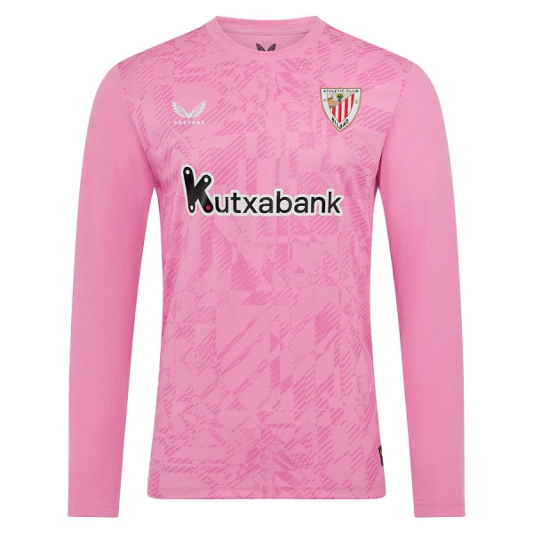 Athletic Bilbao Maalivahdin Virallinen Paita Miehet 2025/26 Pitkähihainen Vaaleanpunainen Athletic Bilbao Maalivahdin Virallinen Paita Miehet 2025/26 Pitkähihainen Vaaleanpunainen