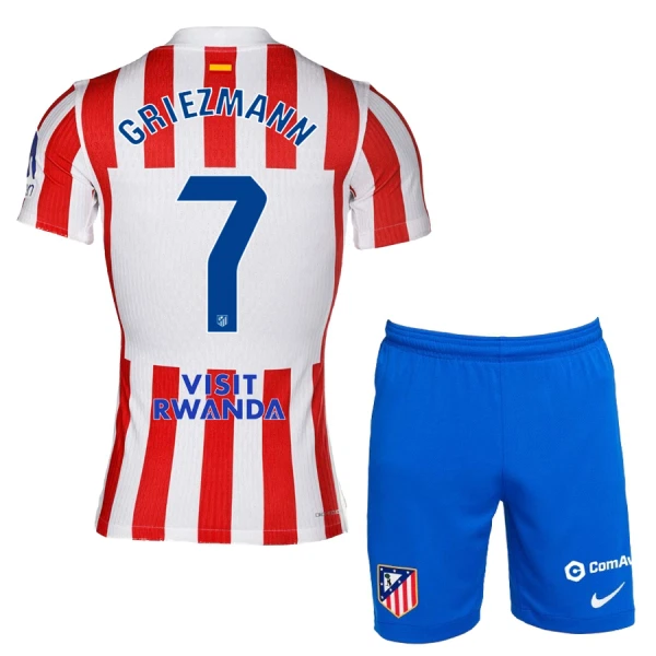 Atlético Madrid Antoine Griezmann 7 Virallinen Kotipelipaita Lapset 2025/26 Atlético Madrid Antoine Griezmann 7 Virallinen Kotipelipaita Lapset 2025/26