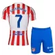 Atlético Madrid Antoine Griezmann 7 Virallinen Kotipelipaita Lapset 2025/26 Atlético Madrid Antoine Griezmann 7 Virallinen Kotipelipaita Lapset 2025/26