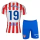 Atlético Madrid Julián Álvarez 19 Virallinen Kotipelipaita Lapset 2025/26 Atlético Madrid Julián Álvarez 19 Virallinen Kotipelipaita Lapset 2025/26