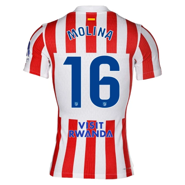Atlético Madrid Molina 16 Virallinen Kotipelipaita Miehet 2025/26 Atlético Madrid Molina 16 Virallinen Kotipelipaita Miehet 2025/26
