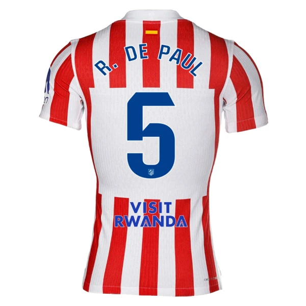 Atlético Madrid Rodrigo de Paul 5 Virallinen Kotipelipaita Lapset 2025/26