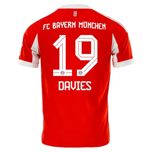 FC Bayern München Alphonso Davies 19 Virallinen Kotipelipaita Miehet 2025/26 FC Bayern München Alphonso Davies 19 Virallinen Kotipelipaita Miehet 2025/26