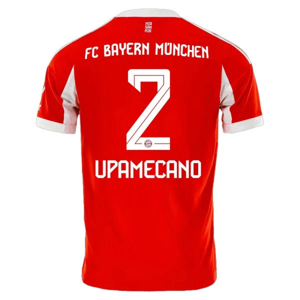 FC Bayern München Dayot Upamecano 2 Virallinen Kotipelipaita Miehet 2025/26 FC Bayern München Dayot Upamecano 2 Virallinen Kotipelipaita Miehet 2025/26