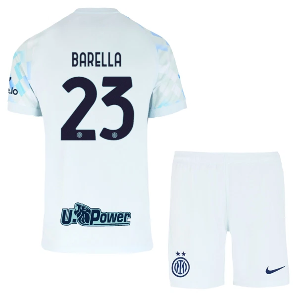 Inter Milan Barella 23 Virallinen Vieraspelipaita Lapset 2025/26 Inter Milan Barella 23 Virallinen Vieraspelipaita Lapset 2025/26
