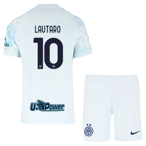 Inter Milan Lautaro Martínez 10 Virallinen Vieraspelipaita Lapset 2025/26 Inter Milan Lautaro Martínez 10 Virallinen Vieraspelipaita Lapset 2025/26