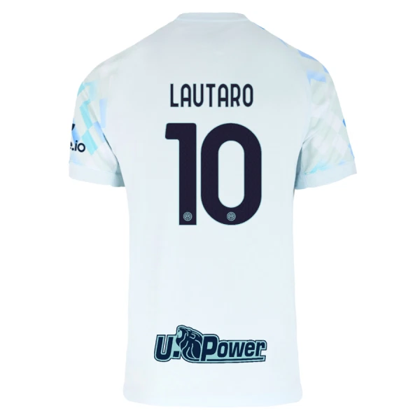 Inter Milan Lautaro Martínez 10 Virallinen Vieraspelipaita Lapset 2025/26