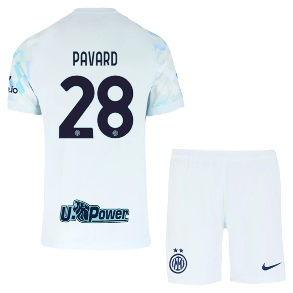 Inter Milan Pavard 28 Virallinen Vieraspelipaita Lapset 2025/26 Inter Milan Pavard 28 Virallinen Vieraspelipaita Lapset 2025/26
