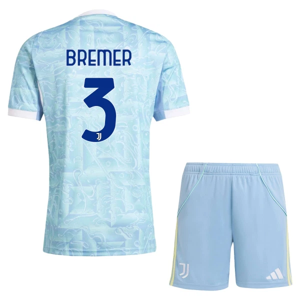 Juventus Bremer 3 Virallinen Vieraspelipaita Lapset 2025/26 Juventus Bremer 3 Virallinen Vieraspelipaita Lapset 2025/26
