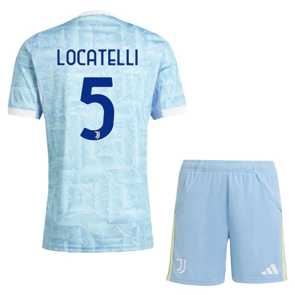 Juventus Locatelli 5 Virallinen Vieraspelipaita Lapset 2025/26 Juventus Locatelli 5 Virallinen Vieraspelipaita Lapset 2025/26