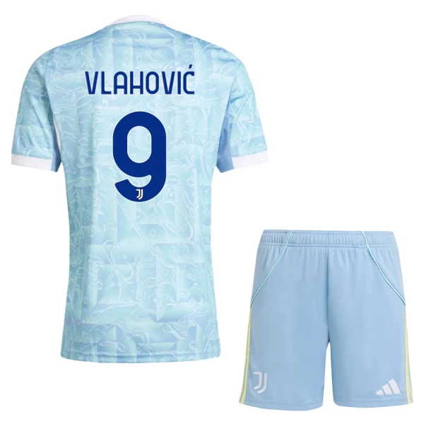 Juventus Vlahovic 9 Virallinen Vieraspelipaita Lapset 2025/26 Juventus Vlahovic 9 Virallinen Vieraspelipaita Lapset 2025/26
