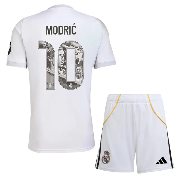 Real Madrid Luka Modric 10 Virallinen Kotipelipaita Lapset 2025/26 Erityistä Real Madrid Luka Modric 10 Virallinen Kotipelipaita Lapset 2025/26 Erityistä