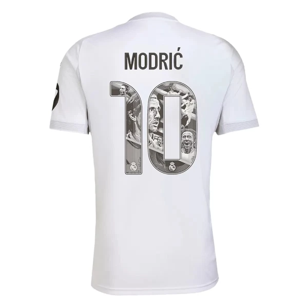 Real Madrid Luka Modric 10 Virallinen Kotipelipaita Lapset 2025/26 Erityistä