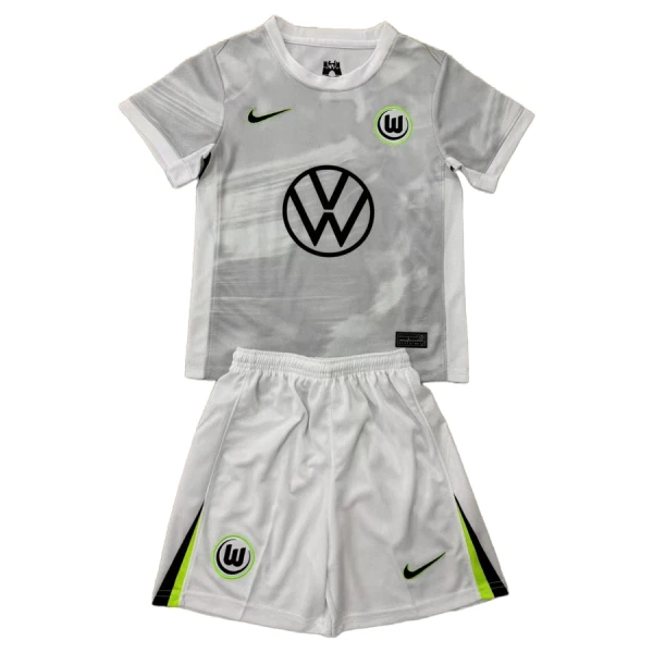 VfL Wolfsburg Virallinen Vieraspelipaita Lapset 2025/26