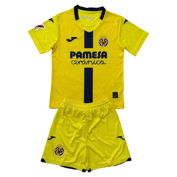 Villarreal Virallinen Kotipelipaita Lapset 2025/26