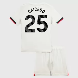 Chelsea Caicedo 25 Virallinen Vieraspelipaita Lapset 2025/26